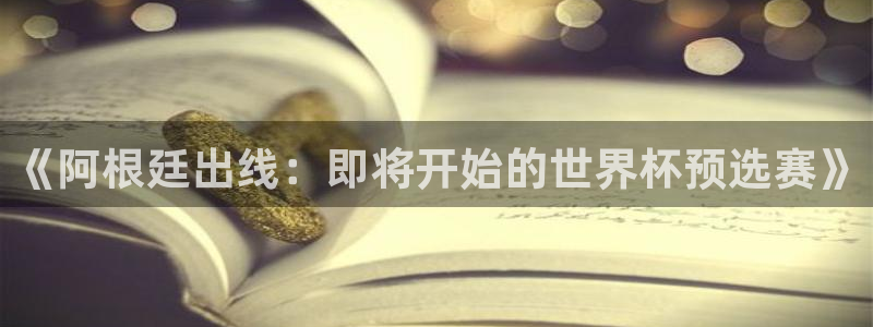 世界杯赛程2026：《阿根廷出线：即将开始的世界杯预选赛》