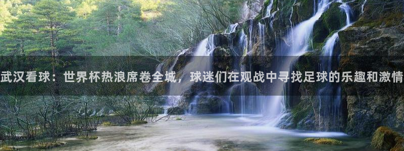 2026男足世界杯赛程：武汉看球：世界杯热浪席卷全城，球迷们在观战中寻找足球的乐趣和激情